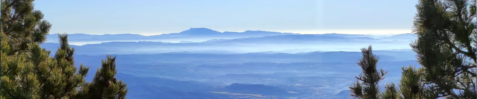 montanya amb boira